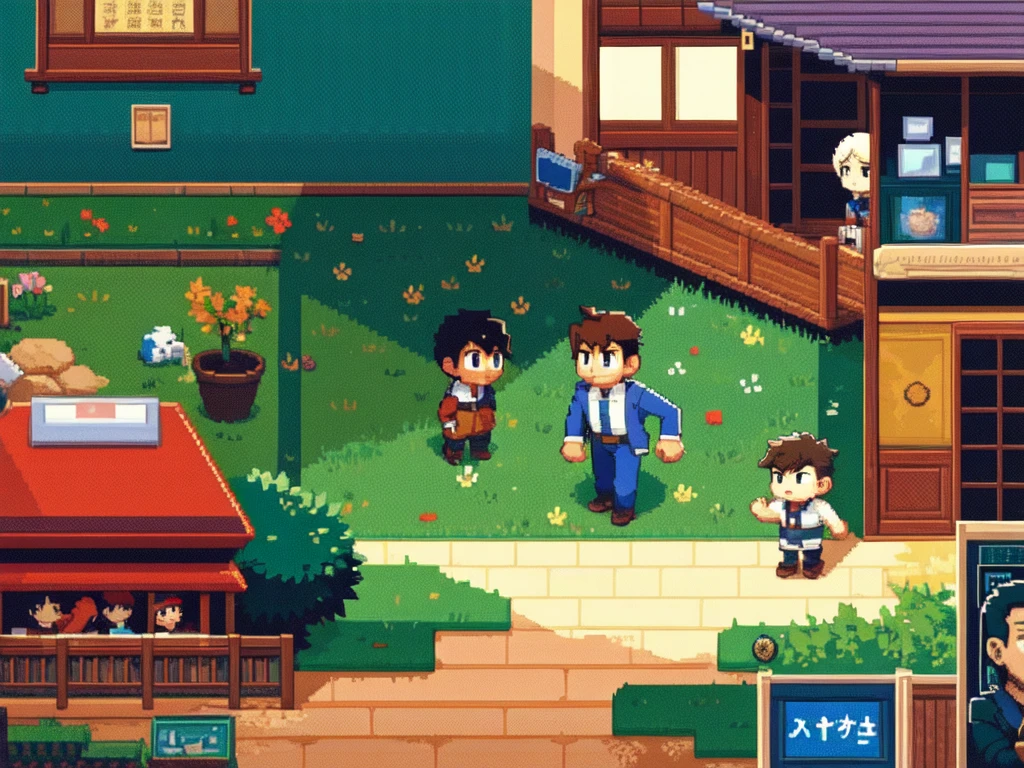 
((masterpiece、Highest quality))、Pixel Art、Detective game for the Famicom