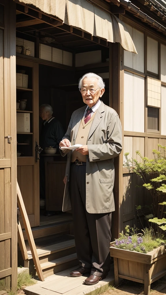 Once upon a time、My grandfather and grandmother lived