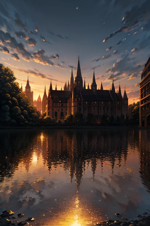 During a day,sunset,fantasy,a Beatles-inspired group of four people wark across a crosswalk, reminiscent, reminiscent of the Abbey Road album cover. BREAK Each of the four individuals is dressed differently, walking in タイル. BREAK Car and buildings surround them, atmosphere.Break masterpiece,ultra quality,best quality,ultra detailed,super detailed,super fine illustration,8k,8k quality,in 8k,8k background,beautiful background,anime style,artistic,perfect face,perfect hands,pov