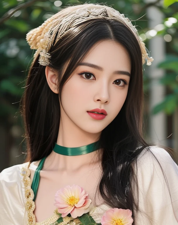 Araffe woman, beautiful,ponytail, long hairลอยปลิวขึ้น,black eyes, ผู้หญิงlong hairชาวเอเชียตะวันออกเฉียงใต้ที่มีใบหน้ากลม, Large chest measures 38 inches., Warm light, morning sun, long hair,black eyes,abdominal muscles, The body is beautiful and strong., rounded chest, (digital painting, HDR, high contrast), 3-D, 8K, 45,000,000 pixcls,Asian girl, Gorgeous Chinese model, Japanese model, beautiful asian woman, Japanese goddess, Very beautiful girl., beautiful young woman, very beautiful woman, Attractive and beautiful, sexy girl, Asian girl, beautiful female model, jaw-dropping beauty, Attractive, sexy, seductive face and body,