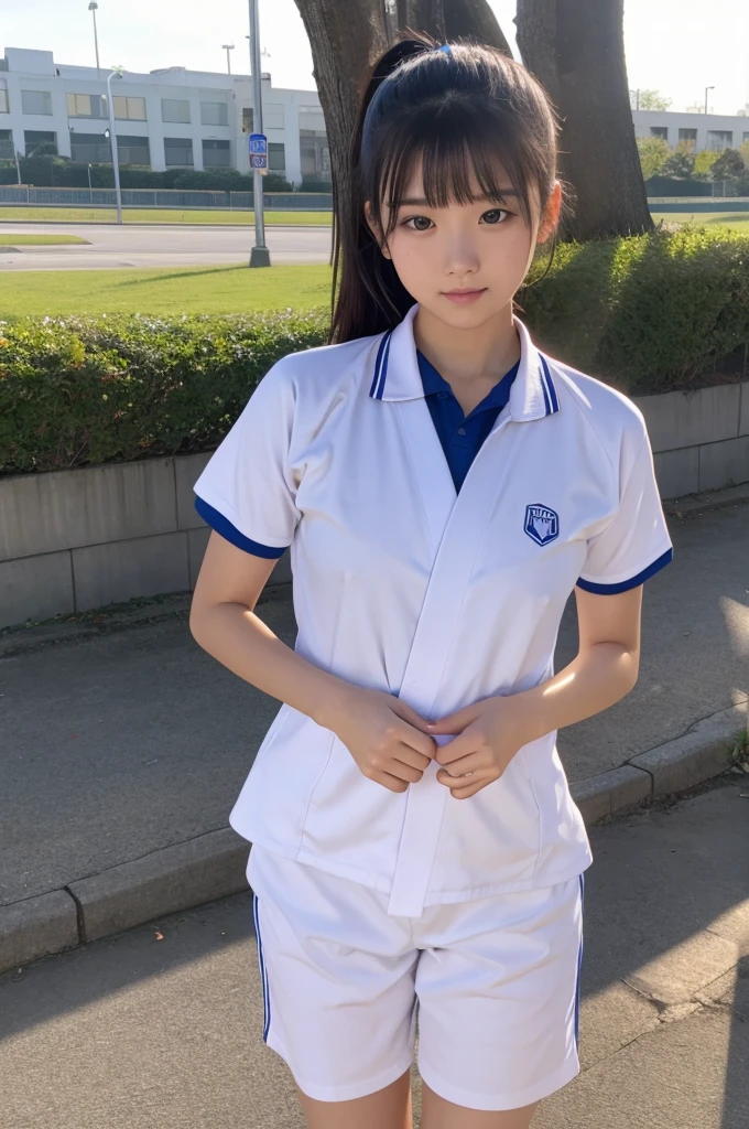 Cute Girl Nipples Judo Uniform