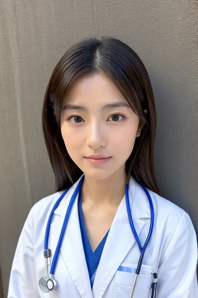 ((Highest quality)), ((masterpiece)), (detailed),Perfect Face,Japanese,Female doctor,White