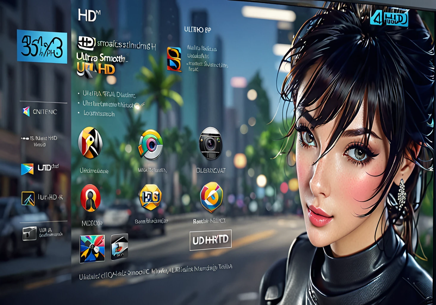 realistic, ultra hd, smooth