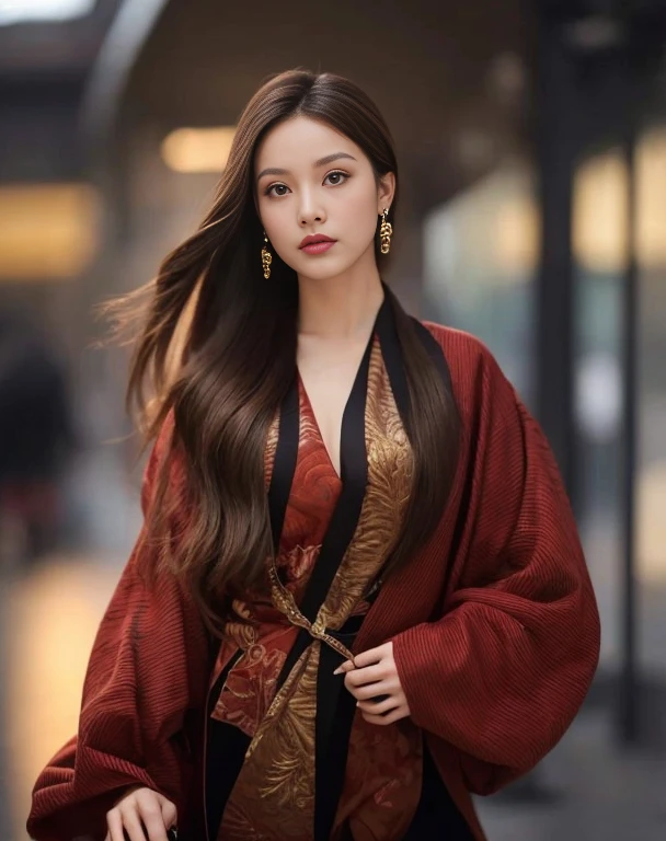 Araffe woman, ผู้หญิงlong hairชาวเอเชียตะวันออกเฉียงใต้ที่มีใบหน้ากลม,  Large chest measures 38 inches., Warm light, morning sun,  long hair,black eyes,abdominal muscles, The body is beautiful and strong., rounded chest, (digital painting, HDR, high contrast), 3d, 8K, 45,000,000 pixcls,Asian girl, Gorgeous Chinese model, Japanese model, beautiful asian woman, Japanese goddess, Very beautiful girl., beautiful young woman, very beautiful woman, Attractive and beautiful, sexy girl, Asian girl, beautiful female model, jaw-dropping beauty, Attractive, sexy, seductive face and body, 