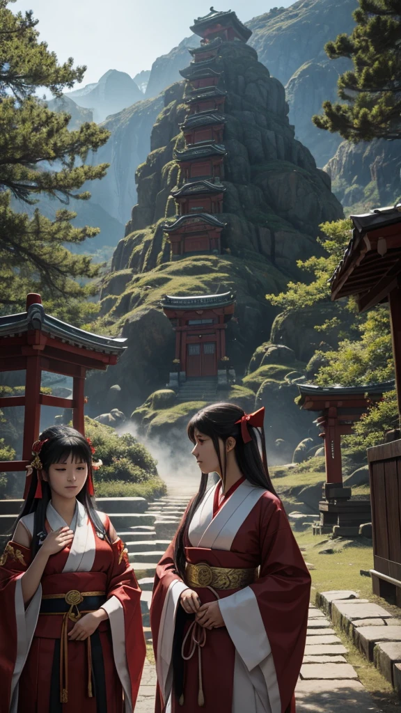 The Shrine Maiden and the Divine Snake Recognized by the Gods