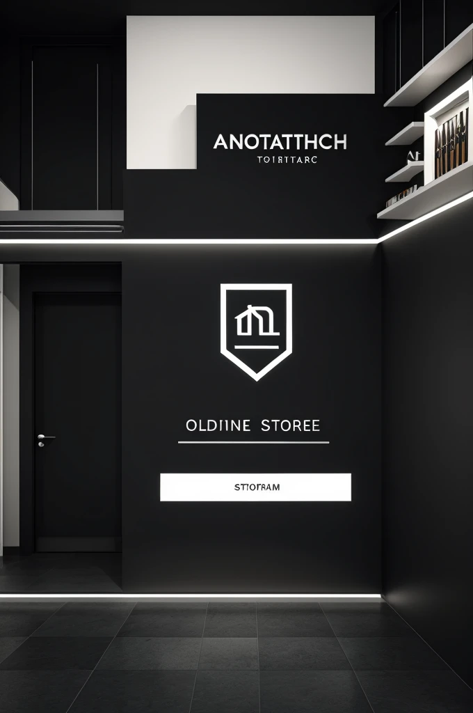 Make a logo for a virtual store with the name Antonitech that is very striking