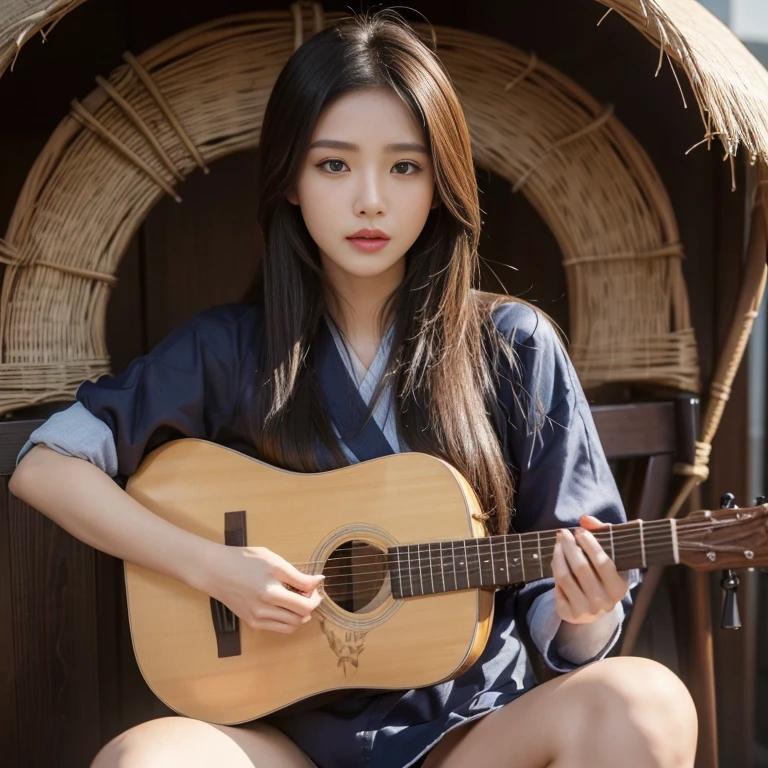 Araffe woman, ผู้หญิงlong hairชาวเอเชียตะวันออกเฉียงใต้ที่มีใบหน้ากลม, Large chest measures 38 inches., Warm light, morning sun, long hair,black eyes,abdominal muscles, The body is beautiful and strong., thick hips, rounded chest, (digital painting, HDR, high contrast), 3d, 8K, 45,000,000 pixcls,Asian girl, Gorgeous Chinese model, Japanese model, beautiful asian woman, Japanese goddess, Very beautiful girl., beautiful young woman, very beautiful woman, Attractive and beautiful, sexy girl, Asian girl, beautiful female model, jaw-dropping beauty, Attractive, sexy, seductive face and body,