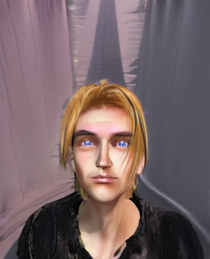 A handsome blonde boy with messy short hair, beautiful detailed eyes, beautiful detailed lips, detailed face, longeyelashes, semirrealistic, 8k, high quality, intricate details, natural lighting, vibrant colors, cinematic composition, dramatic lighting, high-quality portrait, smooth skin texture, sharp focus, photorealistic, hyper-detailed, cinematic lighting, cinematic composition, beautiful lighting, beautiful colors, masterpiece
