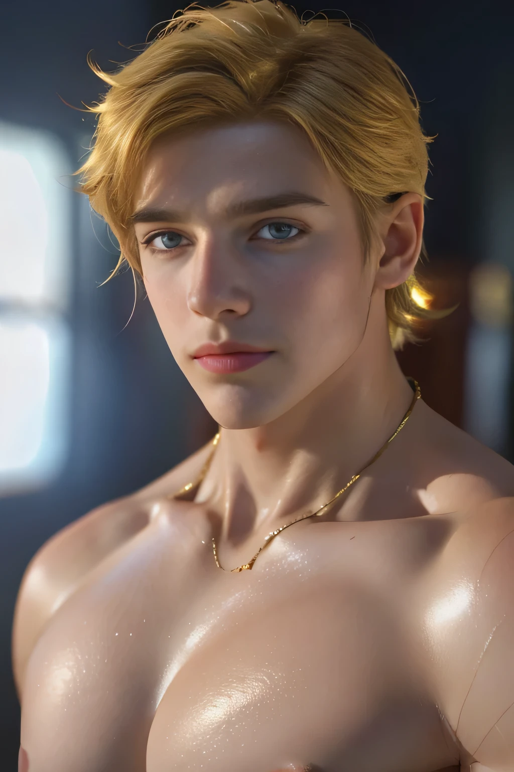 looking into camera, best quality, masterpiece, upper body, bright highlights, (extremely detailed CG unity 8k wallpaper), handsome young man, angelic wings, halo, (male, man), messy hair, short hair, serious, dramatic pose, cinematic lighting, photorealistic, dynamic pose, sharp-focus, 80s fantasy art, (photorealistic:1.4), (masterpiece, finely detailed beautiful eyes: 1.2), masterpiece*portrait, realistic, 3d face, glowing eyes, blonde hair, 1920s plunging neckline dress