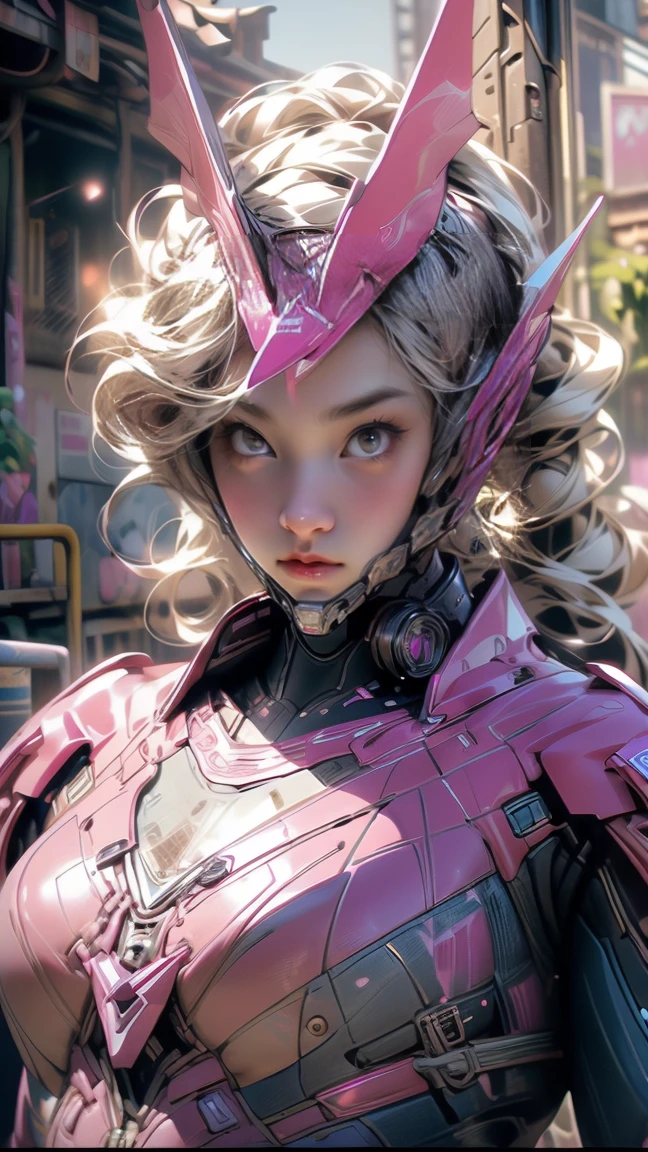 ((best quality)), ((masterpiece)), ((realistic)), (detailed), (photorealistic:1.5), (((succubus ))),((beautiful face, sharp face)), (thick body), (((pink bodysuit))), lights on armor, ((looking at viewer)), dynamic pose, post apocalyptic, destroyed city background, buildings on fire, science fiction, hdr, ray tracing, nvidia rtx, super-resolution, unreal 5, subsurface scattering, pbr texturing, post-processing, anisotropic filtering, depth of field, maximum clarity and sharpness, rule of thirds, 8k raw, (luminescent particles:1.4), (extremely detailed cg, unity 8k wallpaper, 3d, cinematic lighting, lens flare), reflections, sharp focus, cyberpunk art, cyberpunk architecture,((ride motorbike))