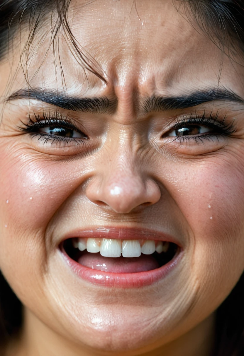 crying expression ,smile expression, angry expression