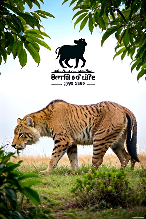 Generate a logo of wild life of Bharat based of nature and animal
In hindi