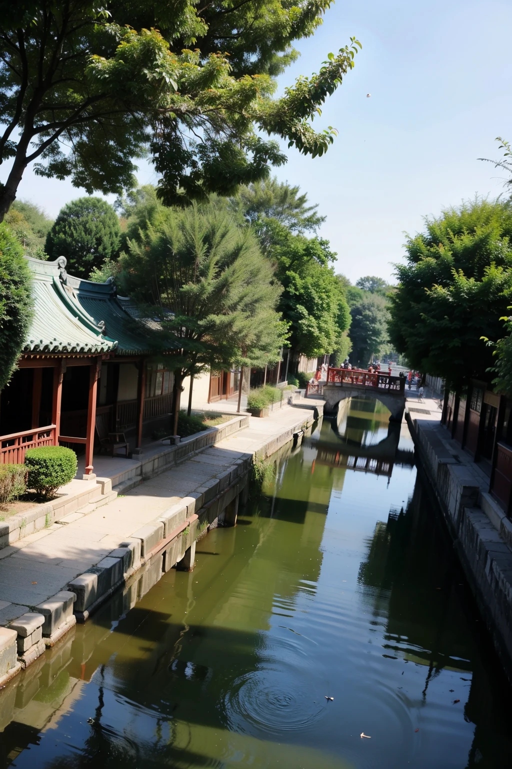 The Jiangnan landscape is picturesque