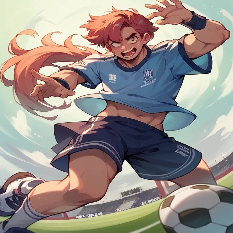 An image that simulates an advertisement for a soccer final in large letters 3b vs 3c In big letters I want it to say "the last dance" 