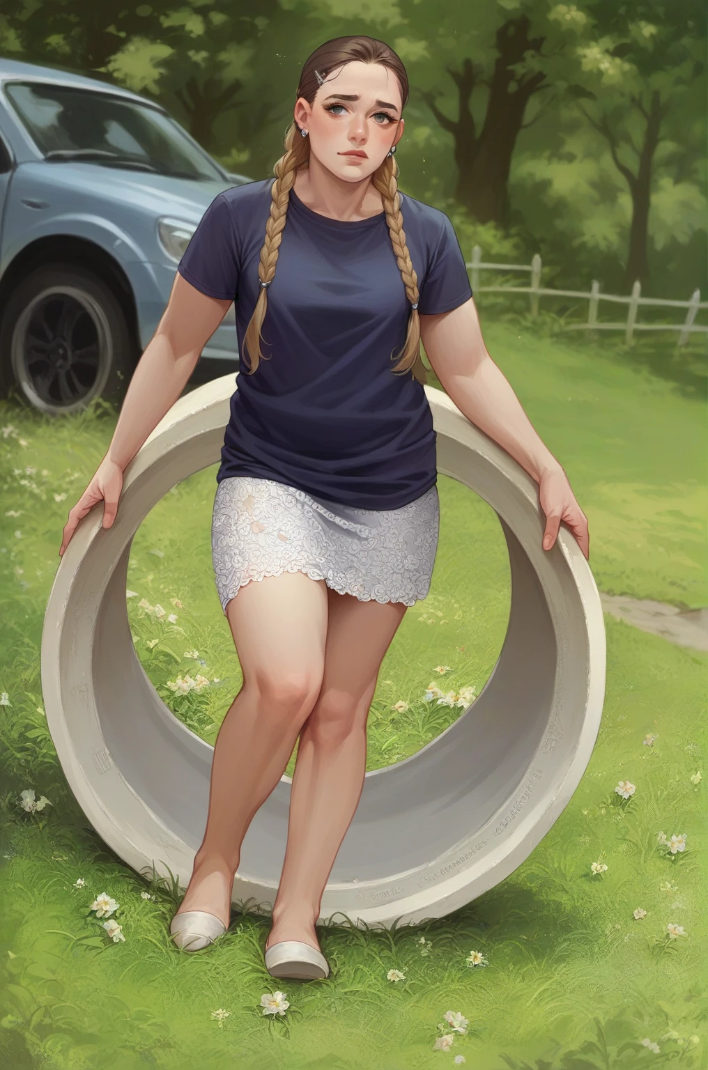 change outfit to beautiful dress