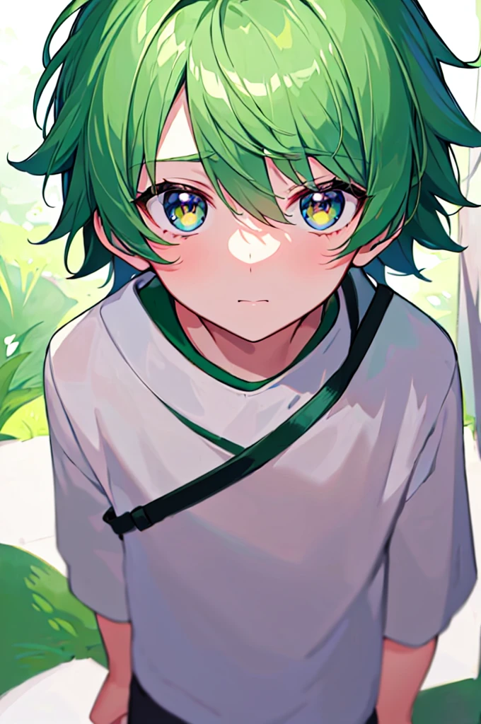 <lora:cacd-xl-base-2:0.6>,nobu, 1boy, masterpiece, ultra detail, forest, (amber eyes), (shirt), green hair,cowboy shot, long pants, standing,
(masterpiece:1.2), best quality, high resolution, unity 8k wallpaper, (illustration:0.8), (beautiful detailed eyes:1.6), extremely detailed face, perfect lighting, extremely detailed CG, (perfect anatomy),