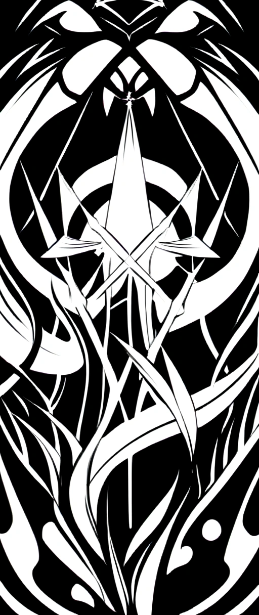 Elements of weaving，Logo，Simple style，Black and white style，Round