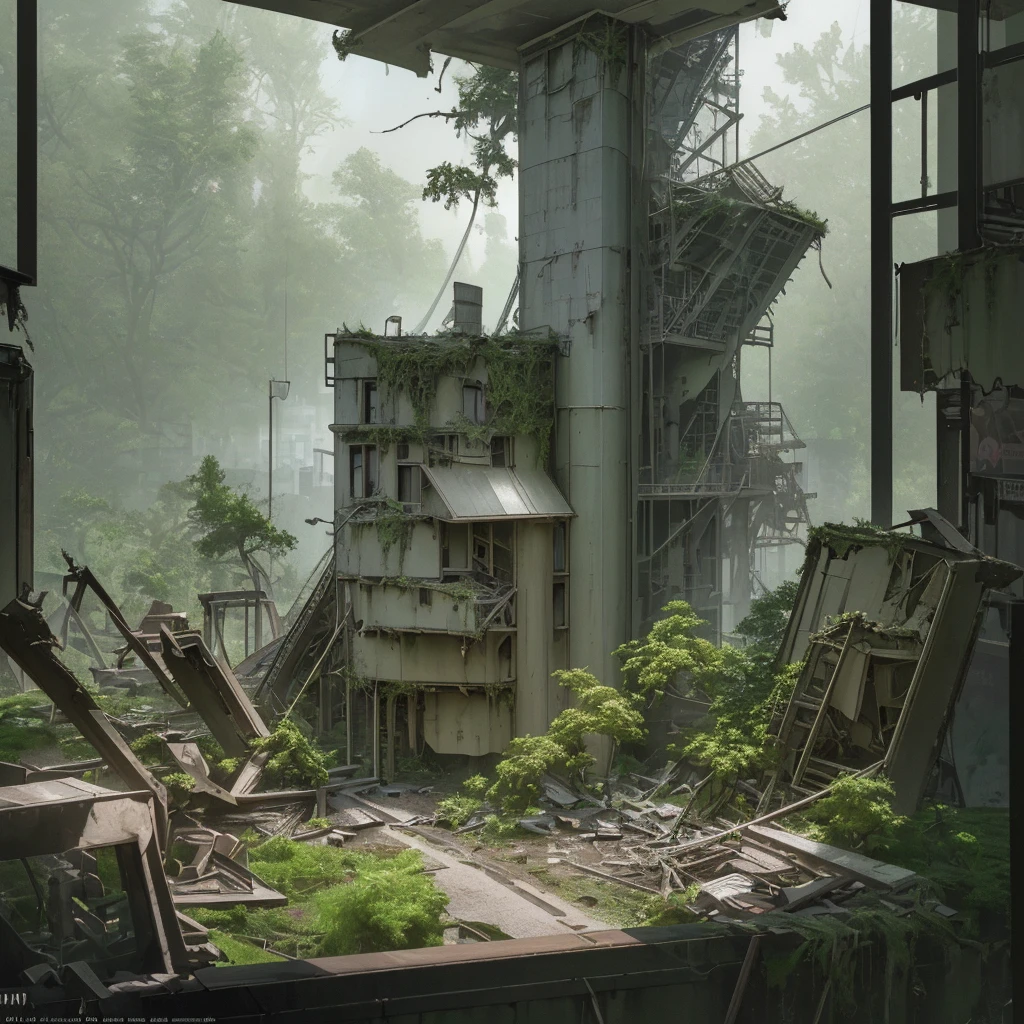 Post apocalyptic city scene, destroyed houses and buildings, moss on houses and buildings, trees growing, large trees, lots of bush, wild flowers. Birds, various animals, wrecked cars, destroyed motorcycles. [(Hassleblad H6D-400c)], [(medium format image)],[(dreamy)],[(400 mega pixels)], (photorealistic:1.4), (RAW photo:1.2), (8k), (masterpiece:1.3), (realistic), (hyper-realistic), ultra-detailed, illustration, very_high_realistic:1.5 ,very_high_resolution:1.5, HDR, CG, unity, 8k wallpaper, Amazing ,finely detail, official art, extremely detailed CG unity 8k wallpaper, (best quality), incredibly absurdres, ultra-detailed, cinema lights, cinematic lighting, professional lighting, photon mapping, radiosity, physically-based rendering, solo focus, sharp focus,
highres, extremely detailed ,extremely delicate and beautiful, intricate detail.
