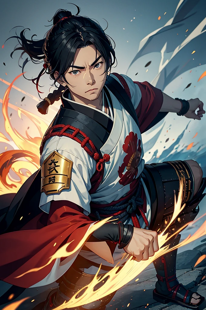 Haruki. Haruki was a legendary samurai, able to control fire with his hands.