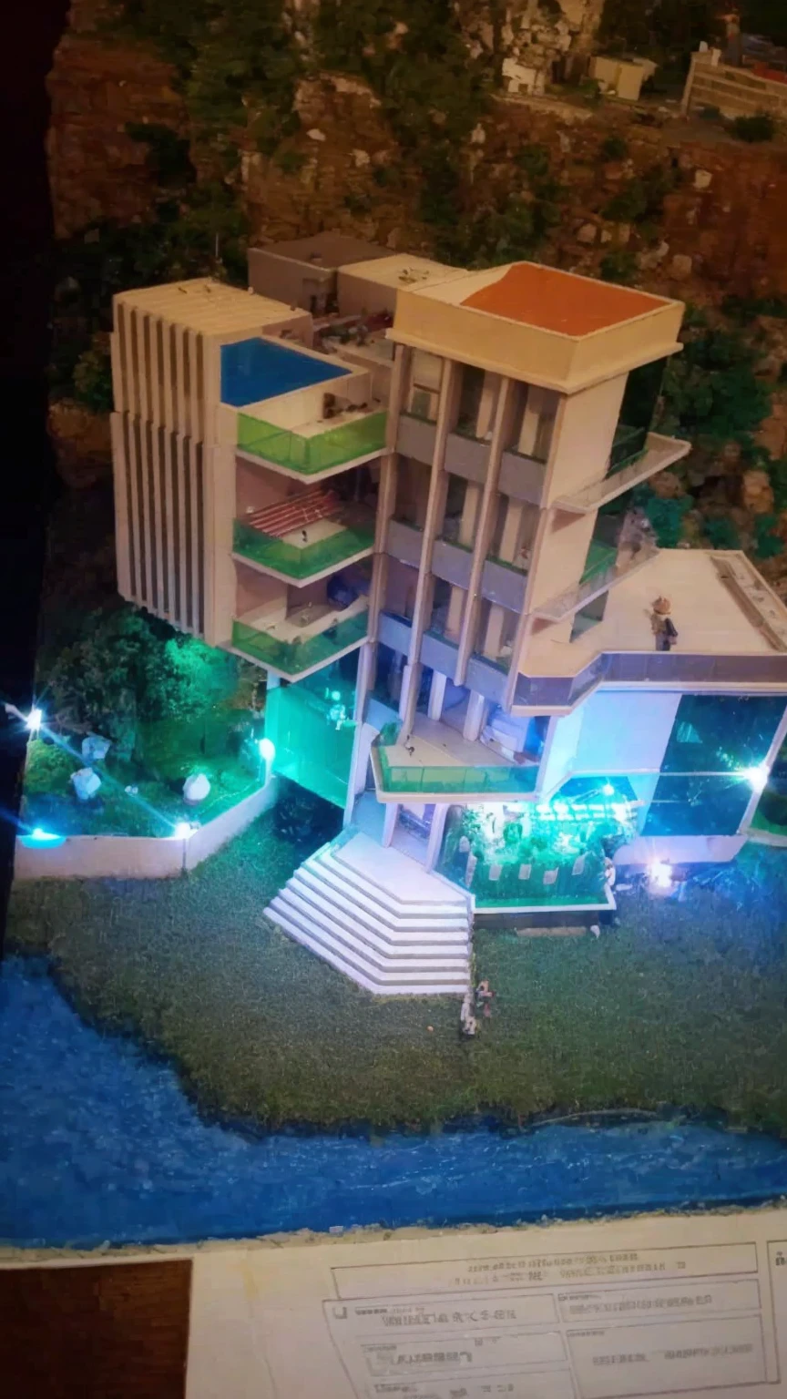 A city,with robots,with artificial intelligence,with mars backdrop,com bitcoin azul,and a healthy world and a world of peace