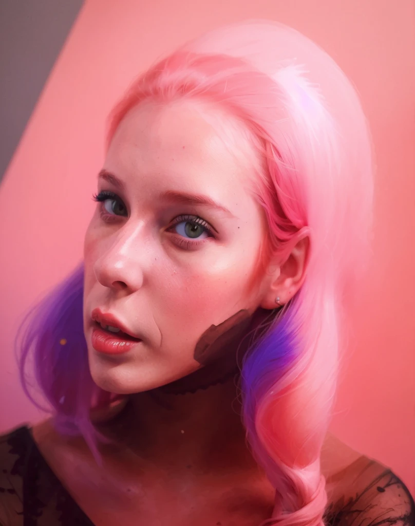 repaint a female portrait in alberto mielgo style