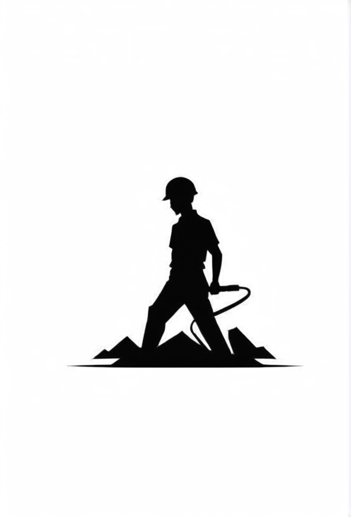 Clearing work company logo for Japanese fashionable building demolition work
　
斫Include a person who is doing construction work in the logo
Pretty cool

chic and modern design
monotone



The background is white