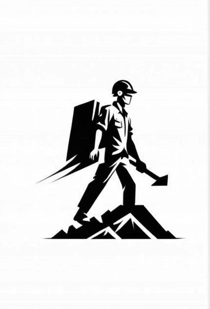 Clearing work company logo for Japanese fashionable building demolition work
斫Include a person who is doing construction work in the logo
Pretty cool
chic and modern design
monotone
The background is white
