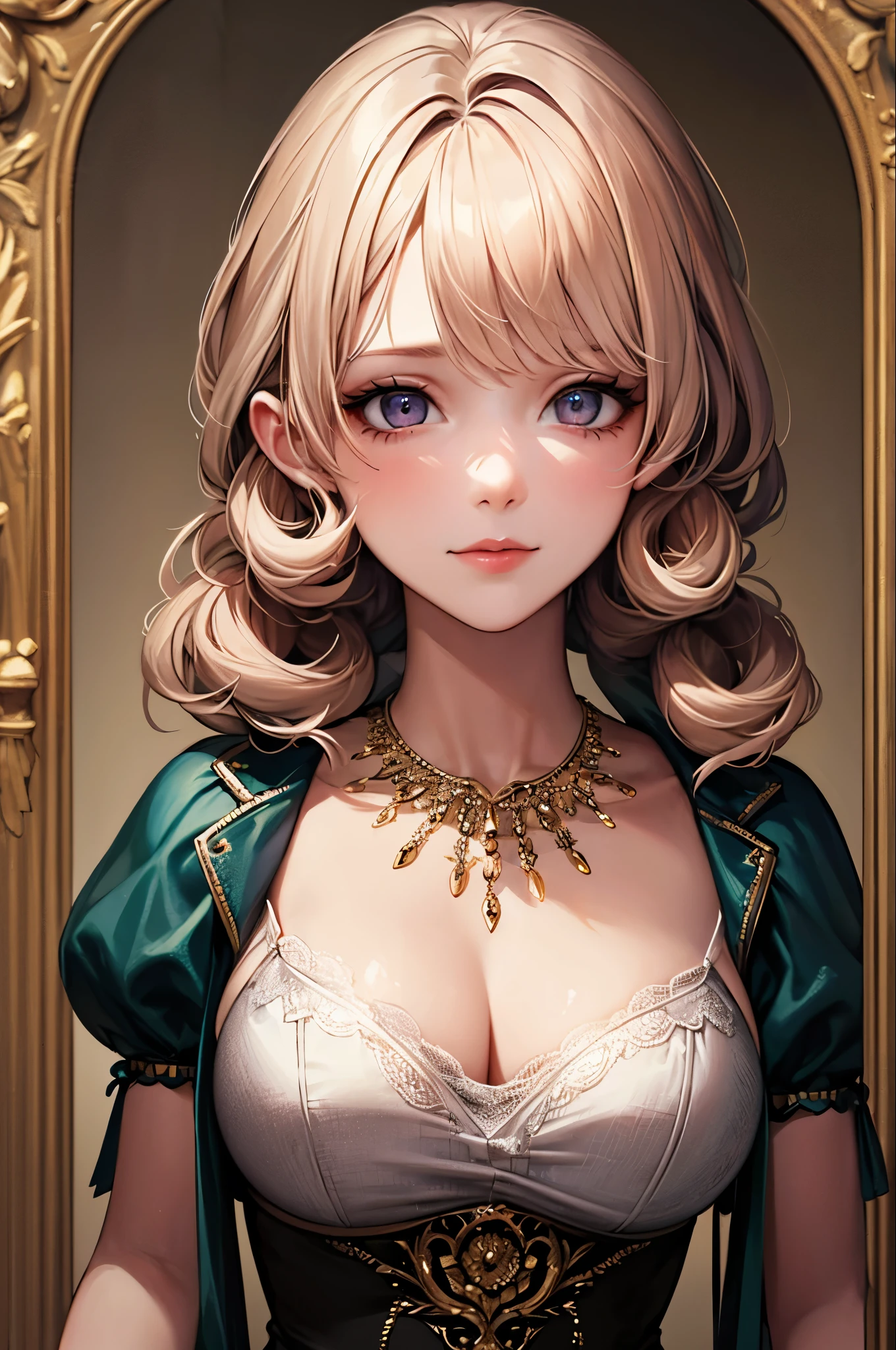((masterpiece, Highest quality)),(Complex lighting),One girl, Valerie Frizzle,dress,