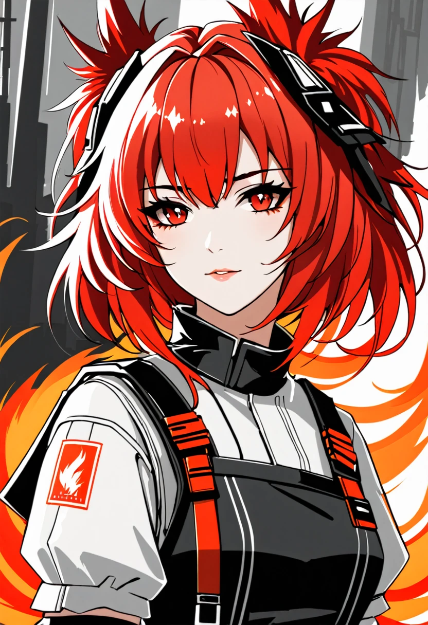 fiammetta \(arknights\), soft facial features, rounded chin, delicate jaw, gentle curves