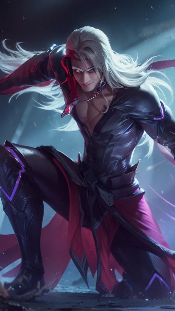 A handsome man who wears a black eye patch,sigma man,smile man,super detail,