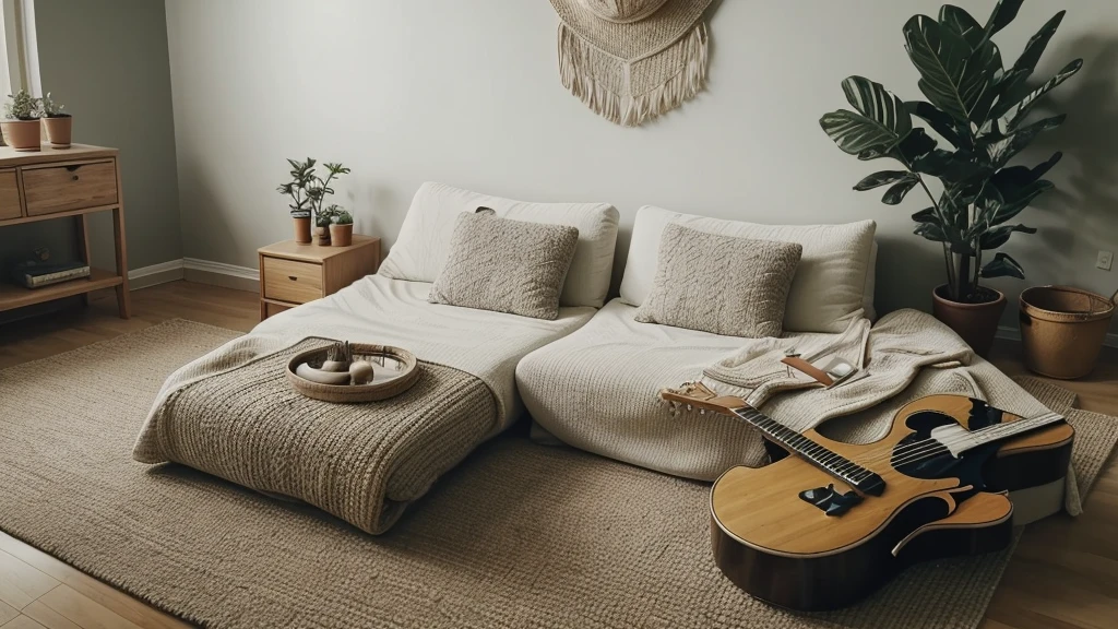 Mellow Lo-Fi Hip-Hop Soft Guitar Gentle Percussion Cozy Warm Melodies Chill Background