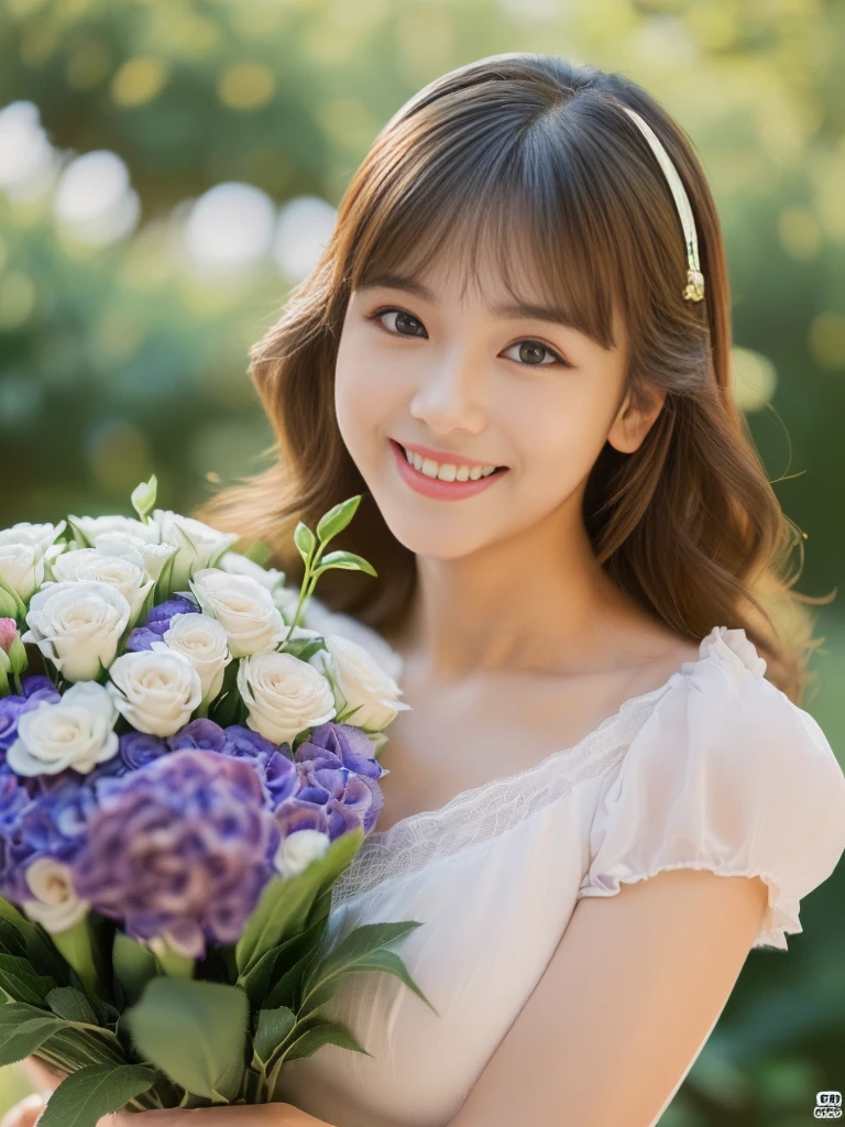 ((((The composition and angle of the girl is subjective from the viewer&#39;s perspective)))、（The girl and the viewer are lovers)、
A girl with a face she only shows to people she trusts、(1 Super sexy and super cute super big Japanese girl), brown hair, Great face and eyes, Tanuki face、Big eyes, Drooping eyes、Long and plentiful毛、thick and large erotic lips,、(wide open chest and high:1.1), Beautiful bigSuper big, Bare Chest, (Amazingly beautiful girl), brown hair,, (highest quality:1.4), (Super detailed), (very detailed CG integrated 8k wallpaper), Very detailed, High resolution raw color photos, Professional photography, Good balance between head and body,(((Super cute smile)))、 Super sexy and super cute mature woman, ((Chubby、A plump, voluptuous, selfish body that looks like it would be comfortable to hug, Round face,Tanuki face、Thick eyebrows、Big eyes。Drooping eyes、Long and plentiful、thick and big erotic and sexy lips、 About 40)),  (((ブラウンのストレートロングヘア、Cat ear,))) 、Flashy makeup, Fuller lips, Sexy Gaze,  (((A girl holding a beautiful bouquet))), Looking at the camera, Low angle shooting, Cute duck mouth,((Very precise and accurate anatomy)),  (masterpiece:1.43), (((Perfect Anatomy)))、（((Perfect proportions))), Realistic photos, Full Shot, whole body, (height: 148cm), has two legs,Has two arms、has two legs, It should have two arms、Exact finger count)) 、sexual excitement、(((Super big)))、、(((Super big)))、(((Super big)))、(((Super big)))、(((Super big)))、(((Super big)))、A shy and cute smile、(((Super big)))、(((Super big)))、(((Super big)))、(((Super big)))、、(((Super big)))、、(((Super big)))、(((Super big)))、(((Super big)))、(((Super big)))、(((Super big)))、、(((Super big)))、、(((Super big)))、(((Super big)))、(((Super big)))、(((Super big)))、(((Super big)))、A shy and cute smile、(((A girl holding a beautiful bouquet)))