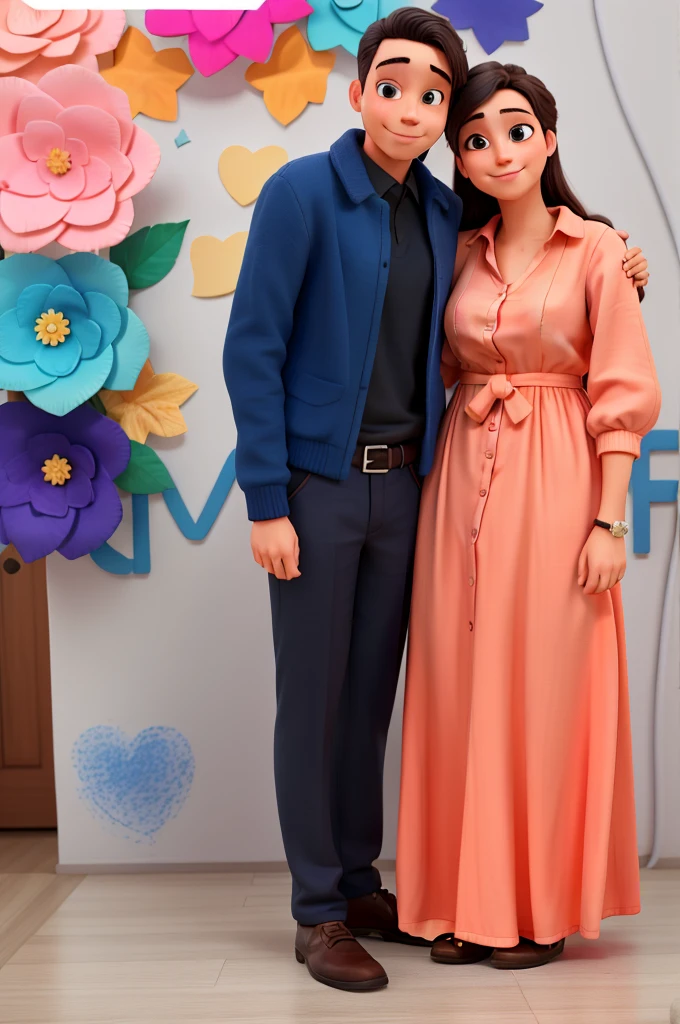 A couple in love.