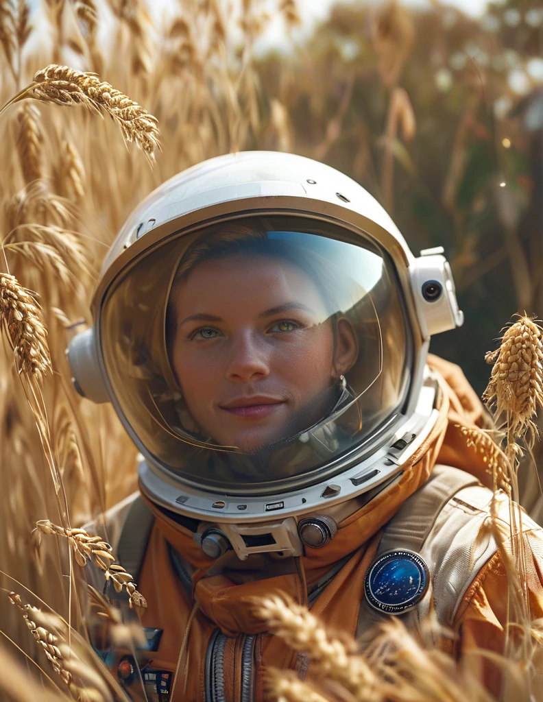 score_9, score_8_up, score_7_up, Astronauts harvesting a wheat like grain on a strange planet