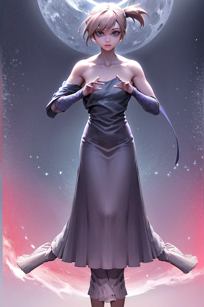 Showing the whole body、Create a front-facing appearance、Show me your toes、No weird poses necessary. Standing tall is fine. Make it clear so the details of the face are visible.,Stand up