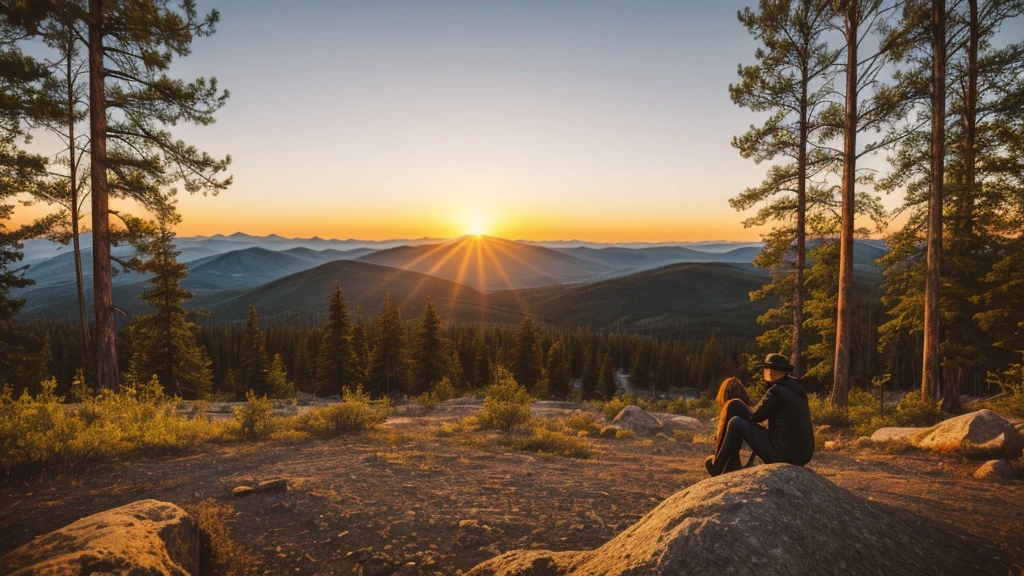 Mellow Lo-Fi Hip-Hop Soft Guitar Gentle Percussion Cozy Warm Melodies Chill Background camp fire sunset
