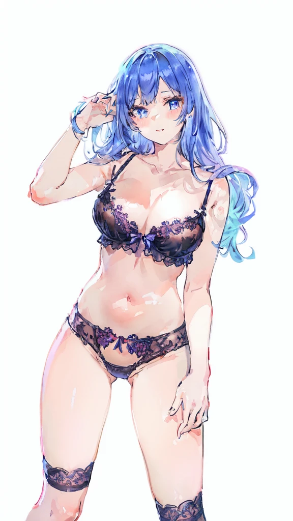 黒いlingerie posing for a picture, Enchanting anime girl, , whole body portrait of a short!, whole body;, Beautiful and attractive anime woman, whole body!!, anime whole body illustration, From Girls Frontline, whole body!, アニメ女性のwhole bodyアート, Beautiful Anime Women, Beautiful Anime Girls, lingerie!!