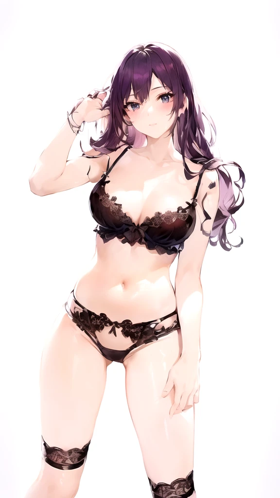 anime - style illustration of a woman in lingerie posing for a picture, Enchanting anime girl, , whole body portrait of a short!, whole body;, Beautiful and attractive anime woman, whole body!!, anime whole body illustration, From Girls Frontline, whole body!, アニメ女性のwhole bodyアート, Beautiful Anime Women, Beautiful Anime Girls, lingerie!!