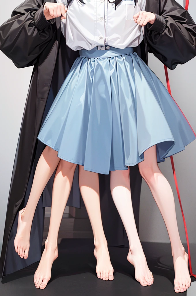 Showing the whole body、Create a front-facing appearance、Show me your toes、It&#39;s fine to stand in a pose like that. Make it clear so that the details of the face can be seen.,Stand up