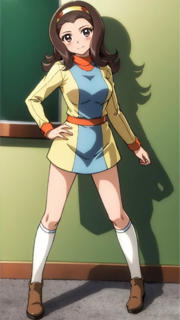 masterpiece, best quality, solo,1girl,looking at viewer,、Stay inside the base。
Miwa Uzuki、Standing posture、Rin々A funny expression、