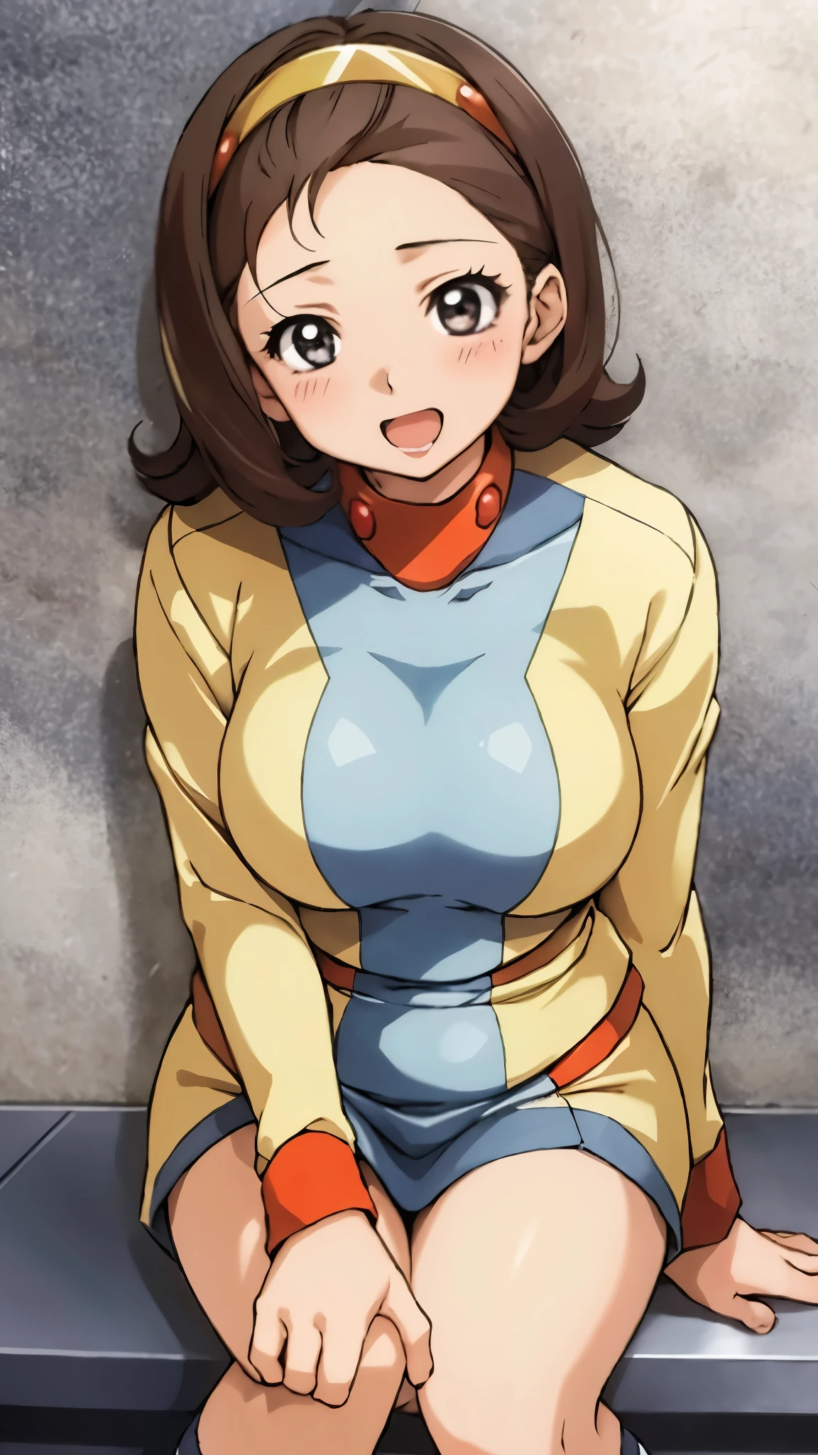 masterpiece, best quality, solo,1girl,looking at viewer,、Stay inside the base。
miwa slightly chubby、Laughing with your mouth open、