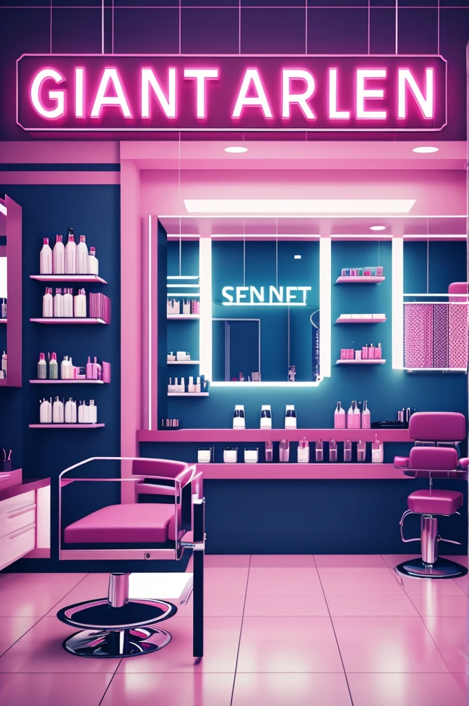 Generate a hair salon sign for me