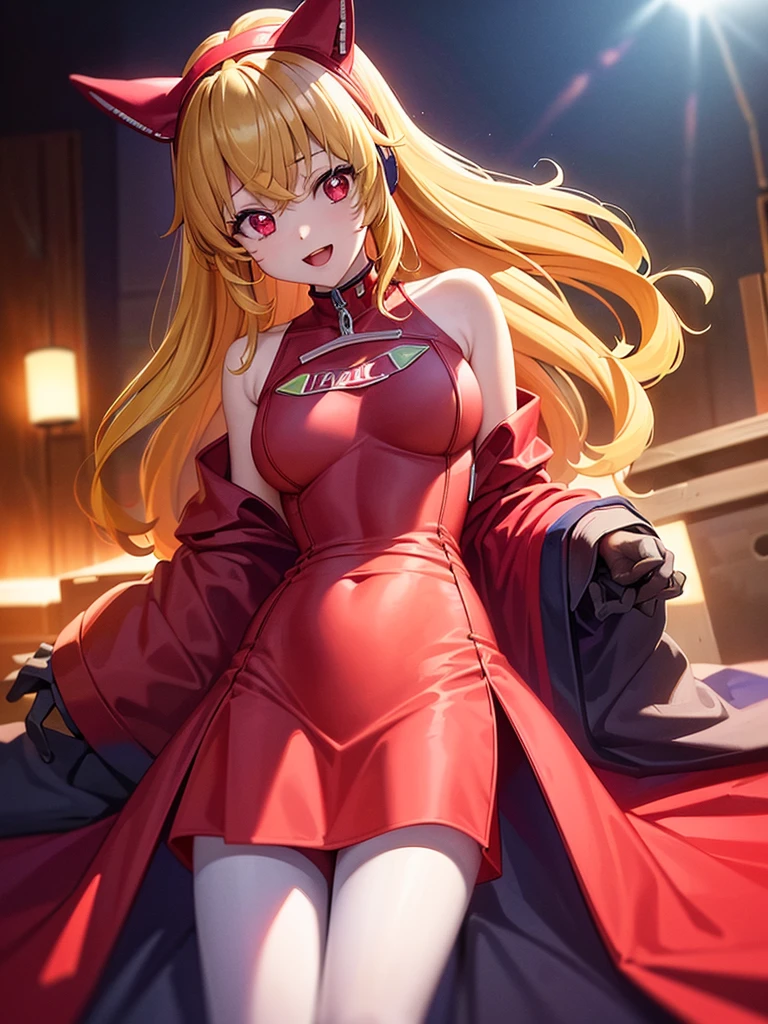 (Overhead view),dynamic angle,ultra-detailed, illustration, close-up, straight on, 1girl, 
 ((souryuu asuka langley, interface headset, red bodysuit:1.4, blonde)),Her eyes shone like dreamy stars,(glowing eyes:1.233),(beautiful and detailed eyes:1.1),(expressionless),(standing), Spell of the Last（prompt）
(masterpiece, best quality, ultra high res, perfect anatomy, extremely detailed),
BREAK,
1girl,
14 years old,
red eyes,
twintails,
black hair,
very large ribbon in hair,
idol costume,
BREAK,
squatting, spread legs,crotch focus,
(open mouth),
glow eyes,
smile,
stage light,
(mechanic room with toolsand spaceship windowin a white SPACESHIP),
(night:1.2),dreamy, [[delicate fingers and hands:0.55]::0.85],(detail fingers),