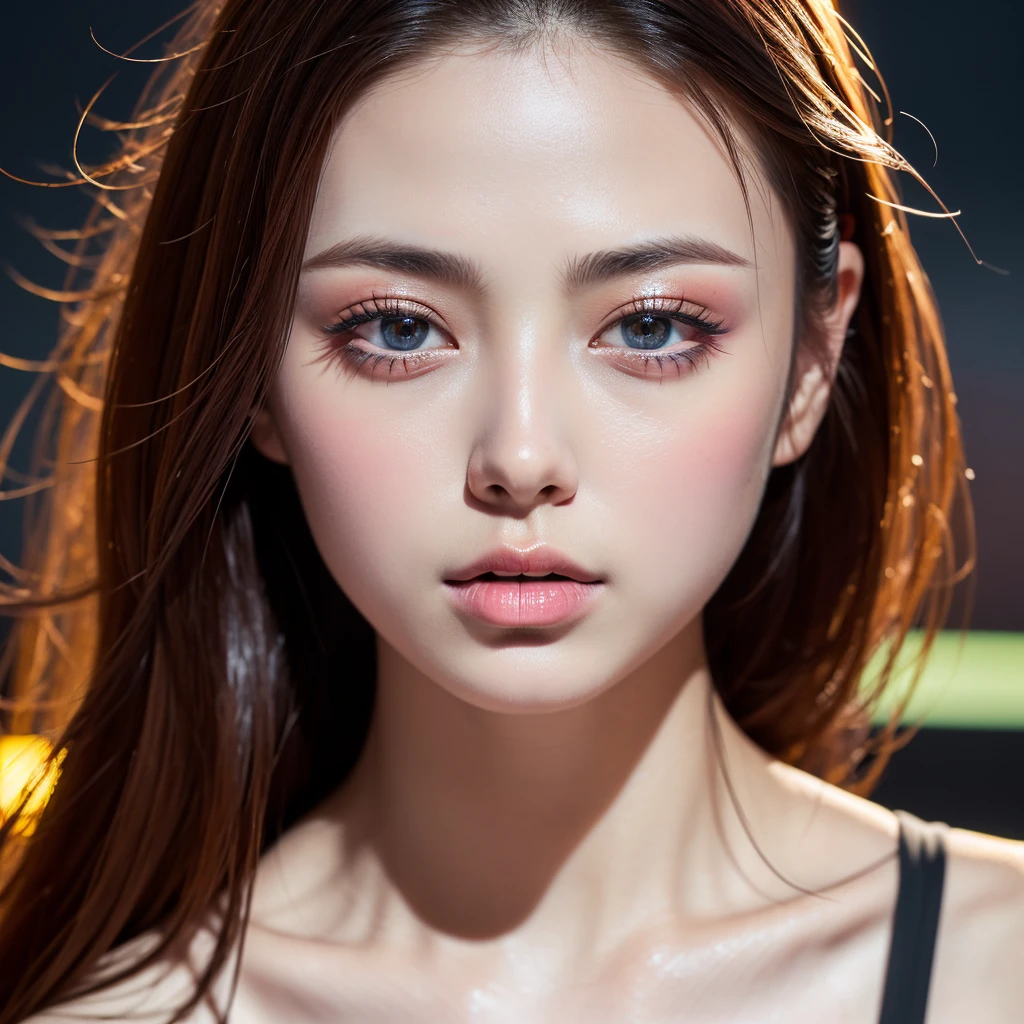 ((Highest quality、masterpiece、8K、Best image quality、Ultra-high resolution、Award-winning works)、(Close up of a woman's face:1.35)、(Naked face close-up:1.3)、(Accurate anatomy:1.1)、(A smile staring at me:1.1)、Ultra-high resolutionの輝く色白美肌、The most detailed face、Ultra-high resolutionの詳細な顔、Ultra-high resolutionの髪の毛、(Ultra-high resolutionの煌めく瞳:1.1)、Beautiful face with great detail、(Blurred Background:1.1)、very bright and vivid、beautiful japanese actress face、(An open-air bath surrounded by nature in a hidden area deep in the mountains:1.1)、(Steam coming out of the hot spring:1.1)、(Fantastic Fog:1.1)、Beautiful bright sunset、Spectacular Cinema Lighting、The most romantic sunset、Ultra-high resolutionの艶のある唇、Glossy and moisturized skin、Beautiful natural open-air bath、Romantic love sensation、perfect beautiful teeth