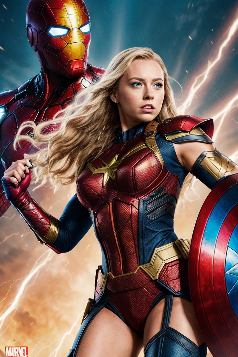 Marvel Cinematic Universe FannyStollarQuirón,  . Superheros, epic battles, showy, Very detailed