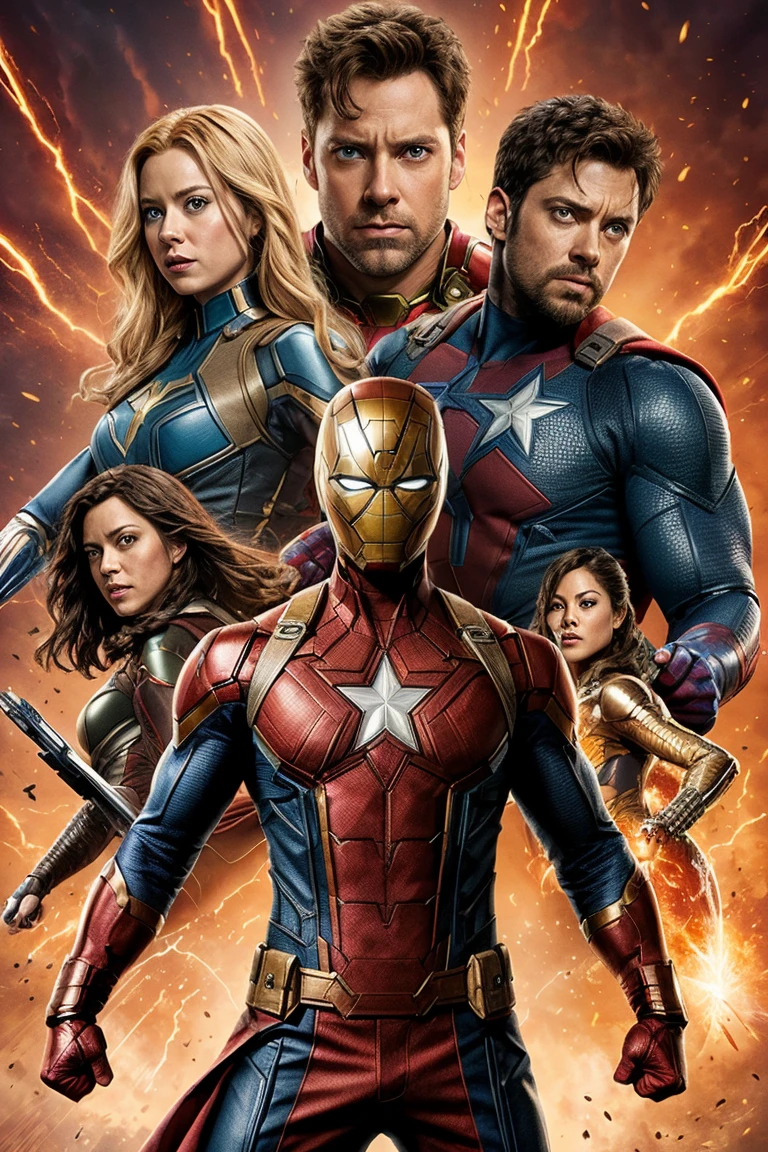 Marvel Cinematic Universe FannyStollarQuirón, . Superheros, epic battles, showy, Very detailed