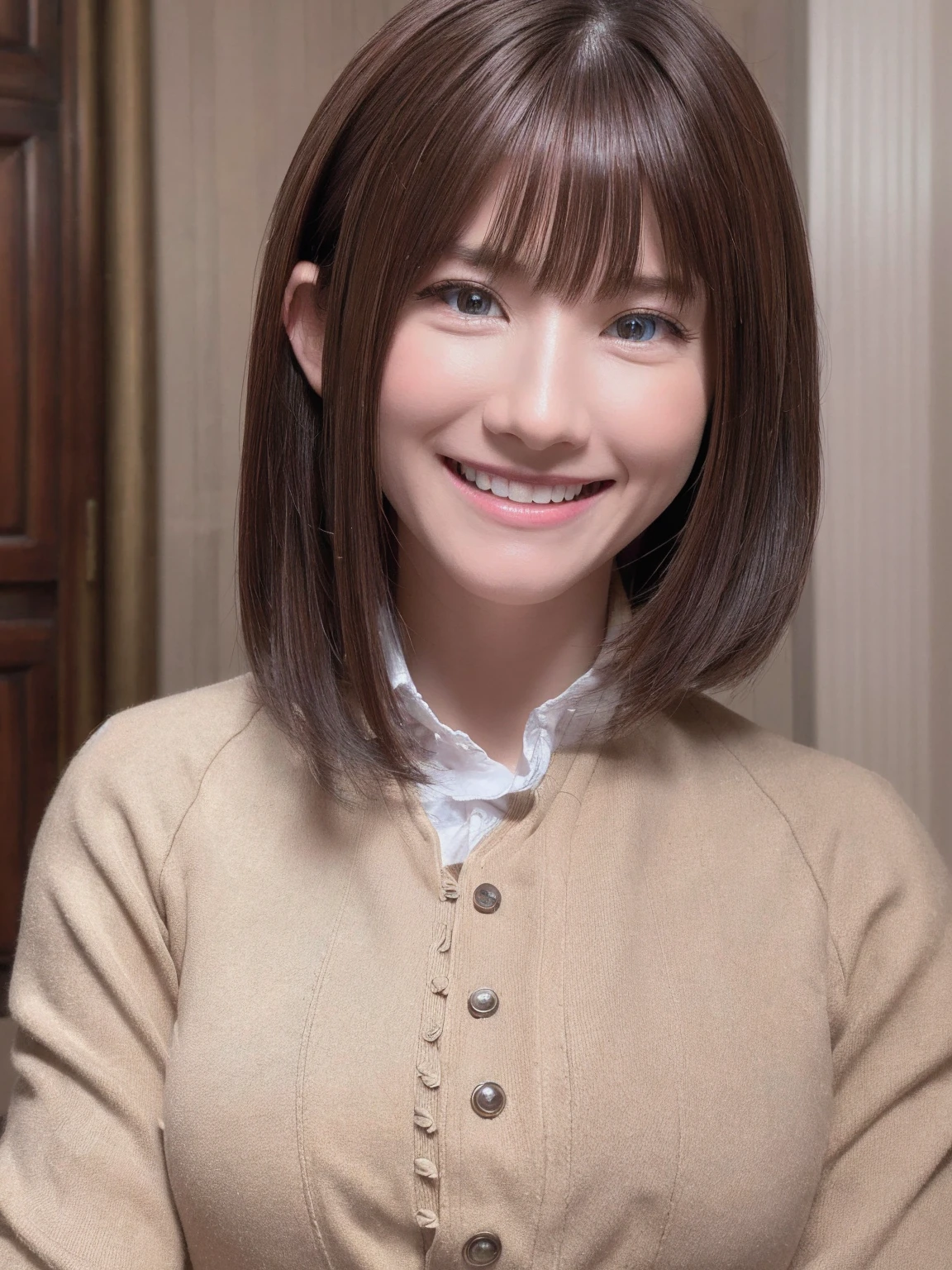 (Realistic, photo-Realistic:1.37),(8K, RAW Photos, Highest quality, masterpiece:1.2), cute, Super detailed,,Physically Based Rendering, Ultra-high resolution, , Filmed with an Aricam LT camera, Bokeh, Sharp focus, ,Realistic, alone, photoRealistic, Highest quality,Highly detailed face,Highly detailed eyes and face, Beautiful attention to detail,Absurd, incredibly Absurd,An unforgettable smile,
