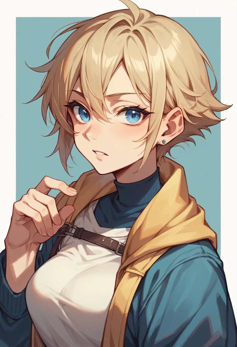archer,blue colored eyes