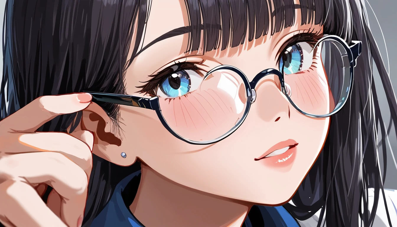 score_9, score_8_up, score_7_up, source_photo, anime screencap, detailed, close up, rating safe, renault megane, driver is wearing glasses, looking at viewer, masterpiece, best quality, 8k,