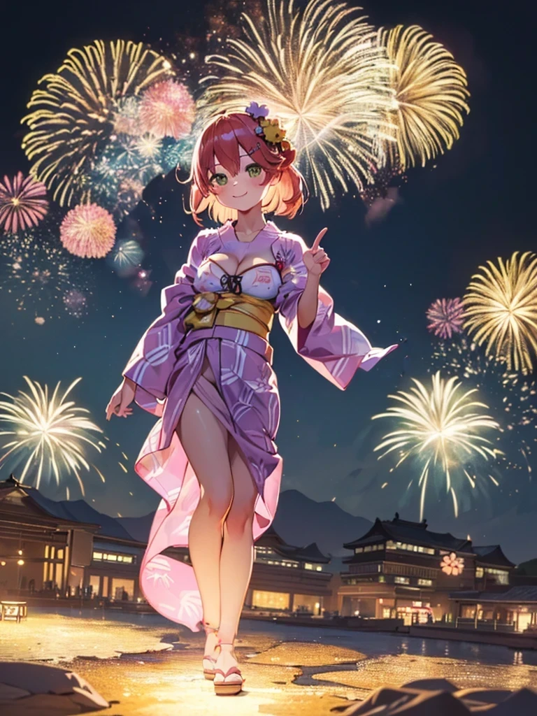 Wearing Sandals、Large Breasts、Cleavage